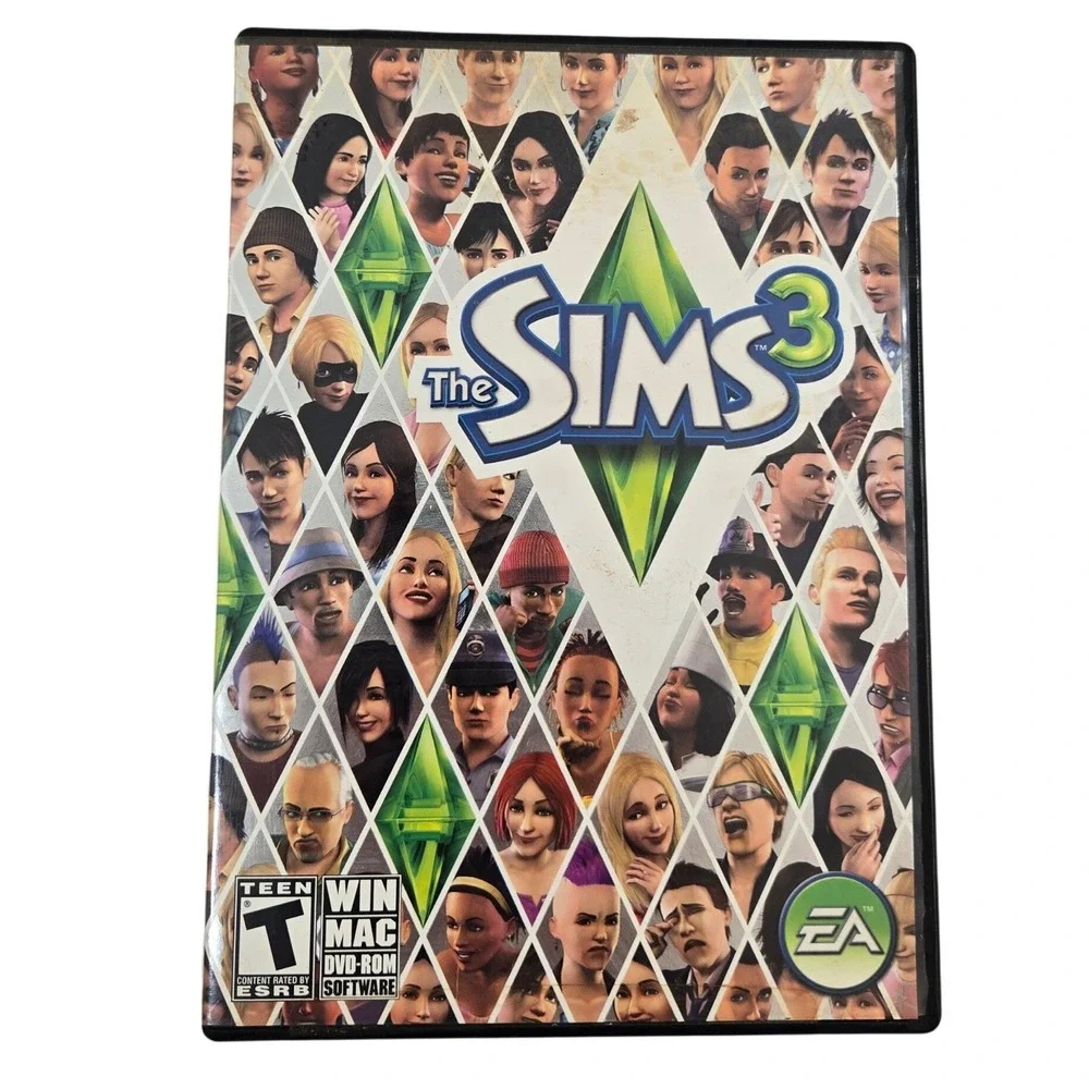 The Sims 3 PC Mac Game 2009 Electronic Arts EA Life Simulation DVD-ROM (CIB)